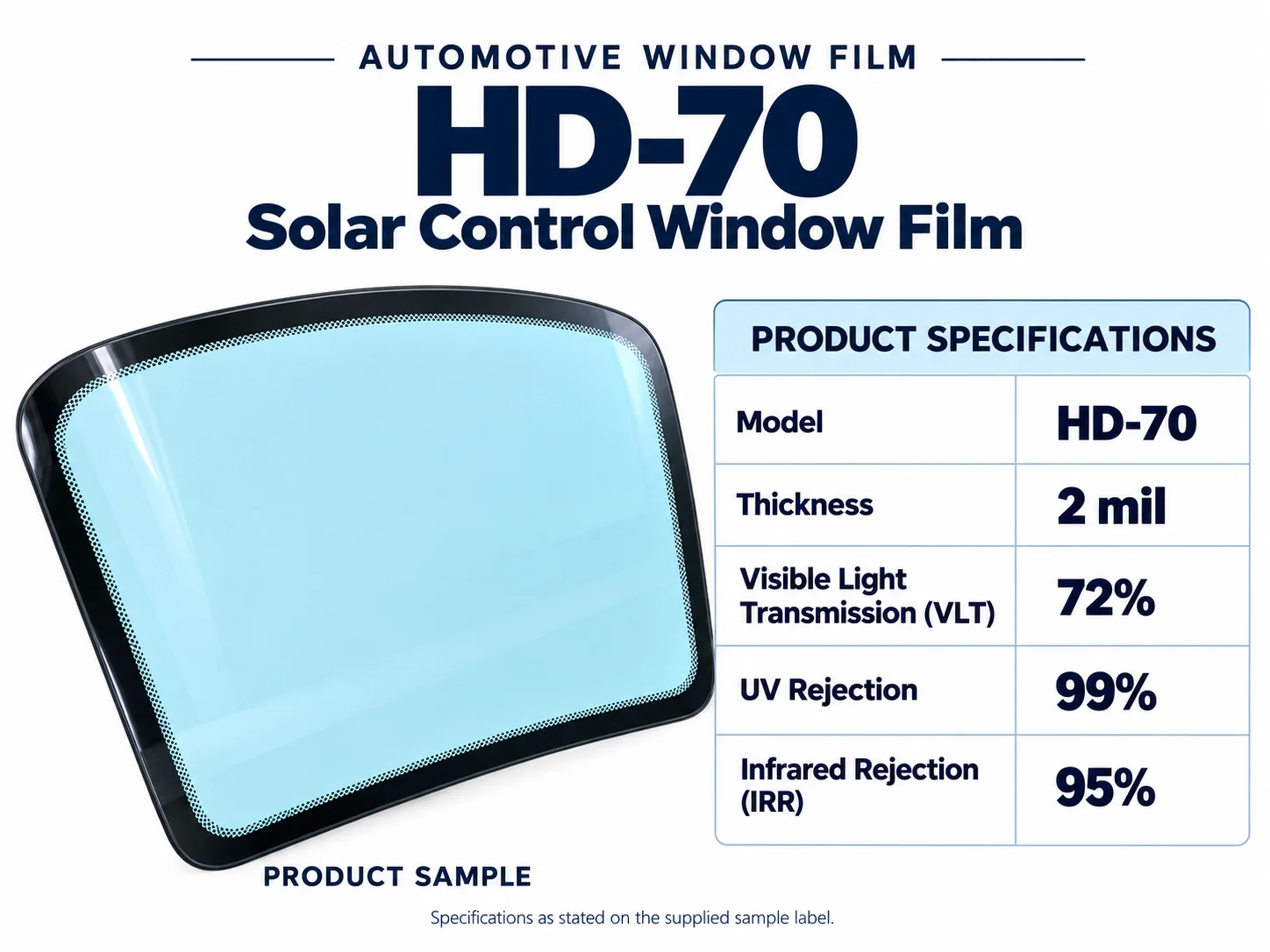Car window film